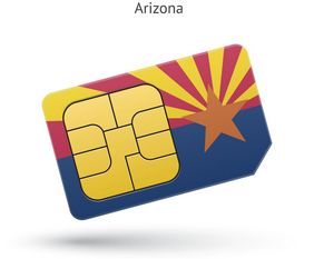 Сим карта США штат Аризона для приема СМС